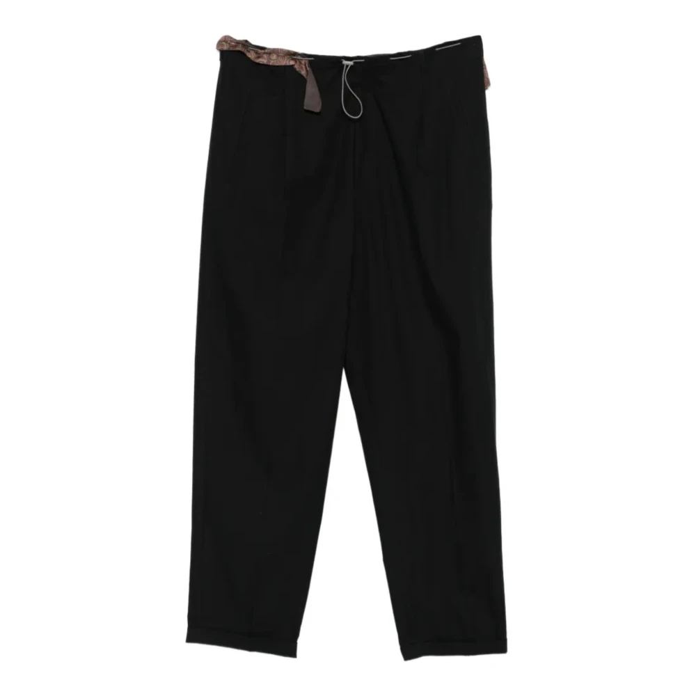 Magliano Men's Black Straight Trousers, M, People's Trousers