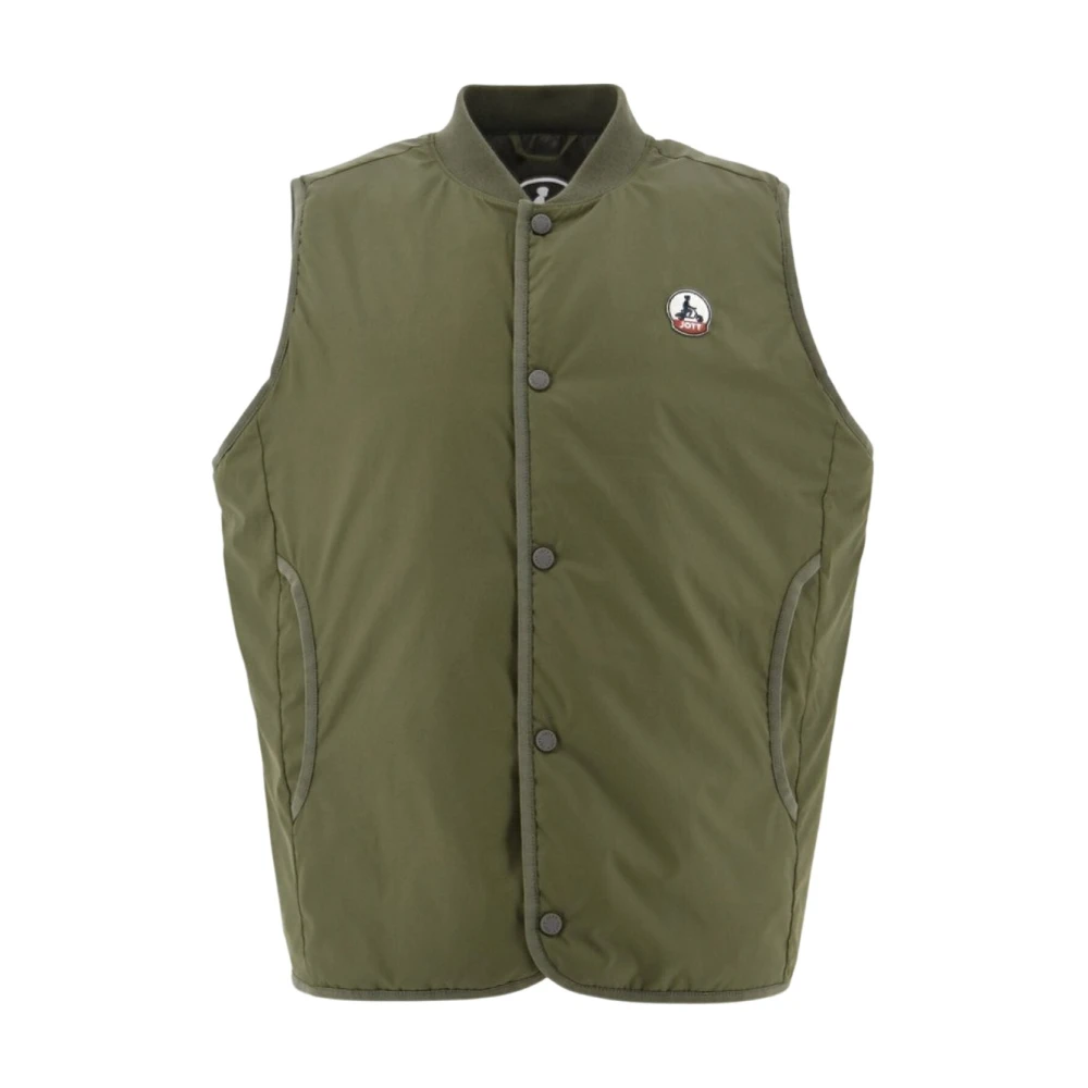 Jott Groene Mouwloze Vest Windbestendig Green Heren