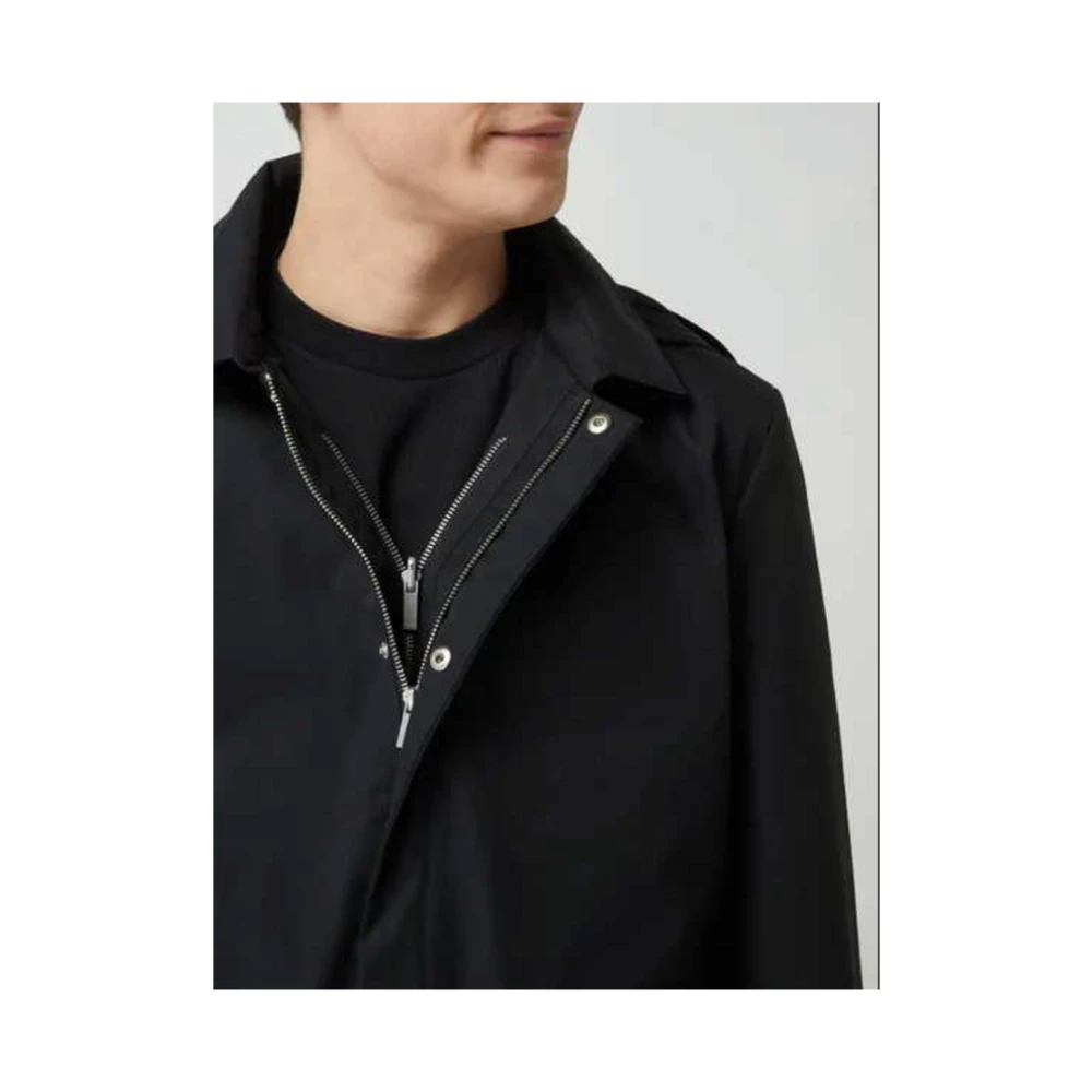 Esprit Tijdloze regenjas blijf stijlvol Black Heren