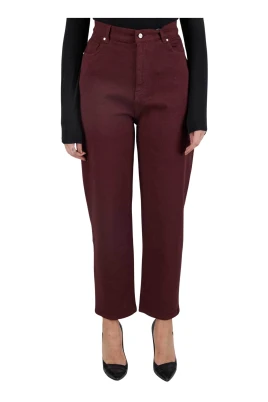 Solid Zipper Jeans