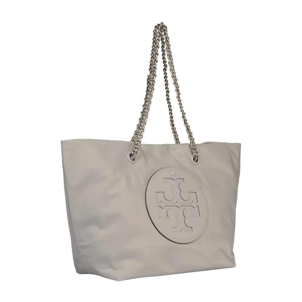 TORY BURCH Ella Chain Tote Tas Gray Dames