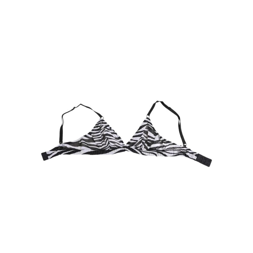 Dolce & Gabbana Women's Zebra Print Sheer Mesh Bralette