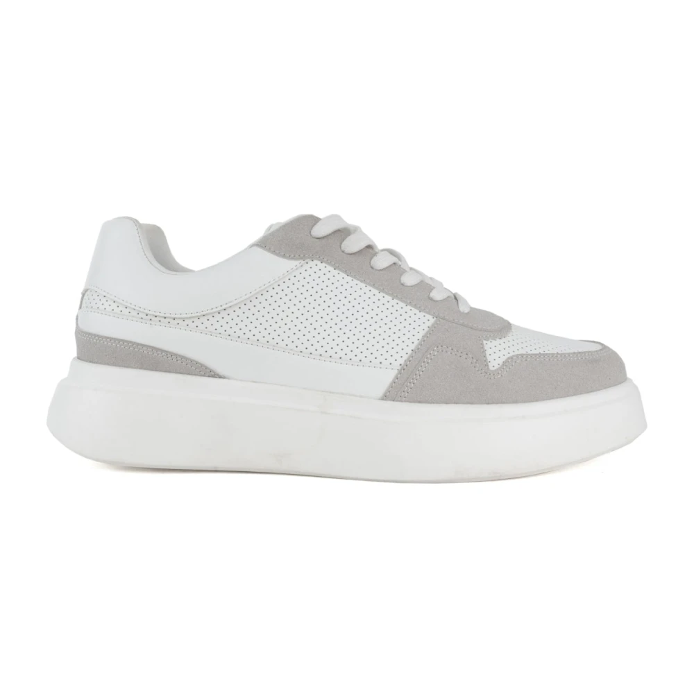 Fregatta Stockholm Witte Casual Sneakers voor Mannen Heren Schoenen