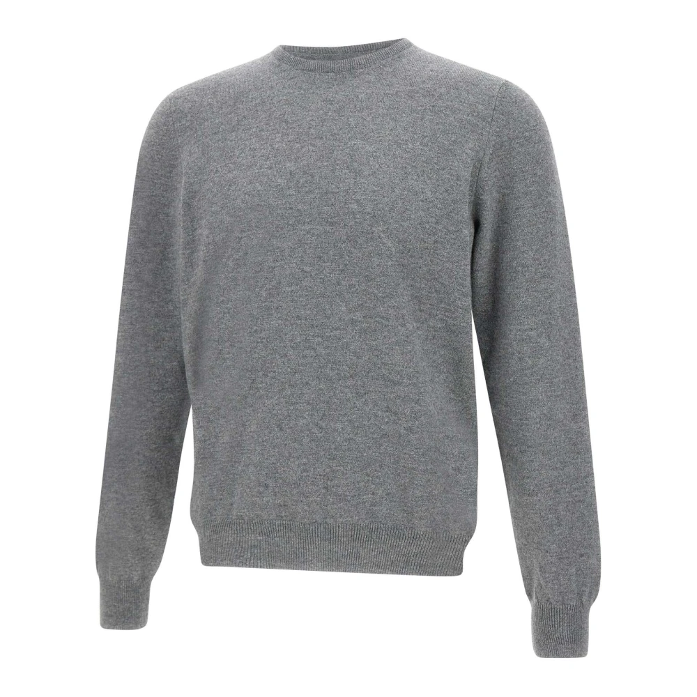 Gran Sasso Heren Wol Kasjmier Trui Grijs Gray Heren