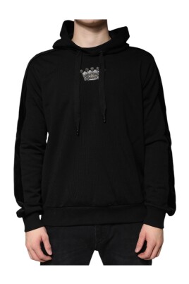 black-crown-embroidered-hooded-sweatshirt