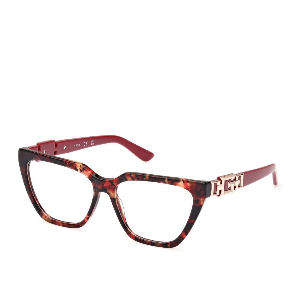 Guess Unisex Multicolor Glasses, 54 Mm, Cat-Eye Optical Frame