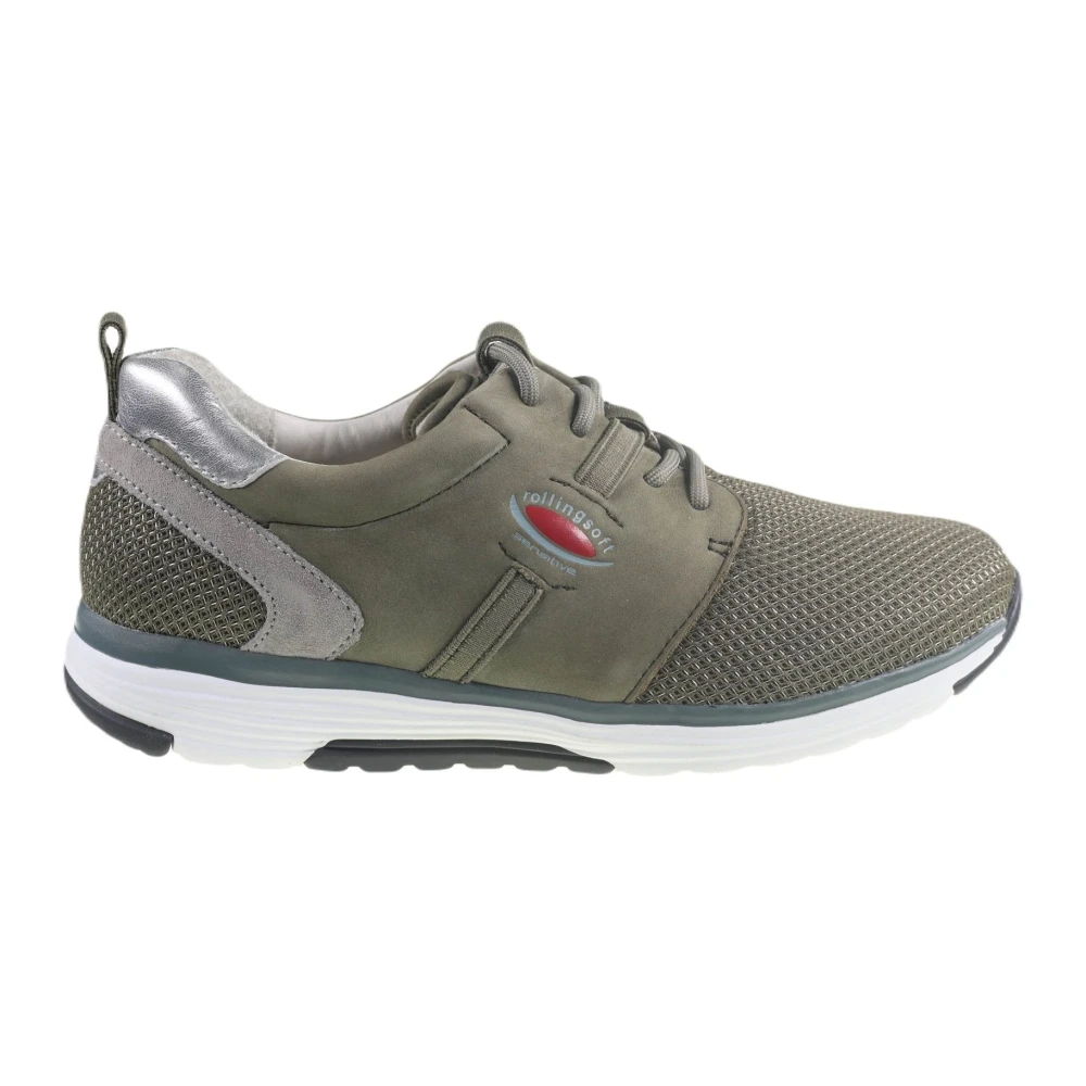 Gabor Groene Walking Sneakers Dames Schoenen