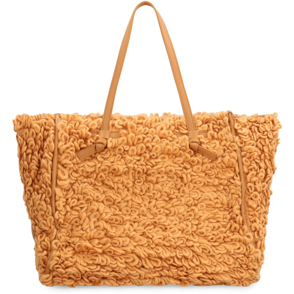 Gianni Chiarini Stijlvolle Tote tas met lederen details Brown Dames