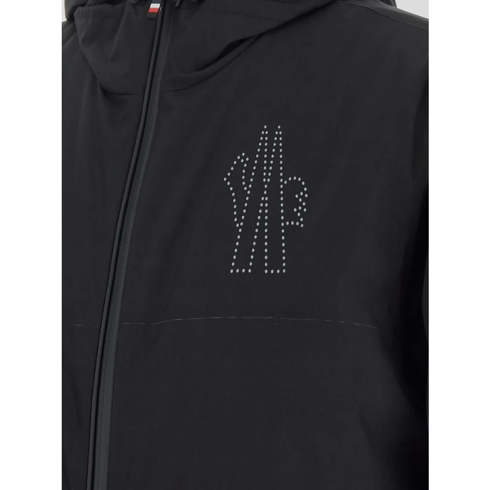 Moncler Nylonjas voor stijlvolle uitstraling Black Heren