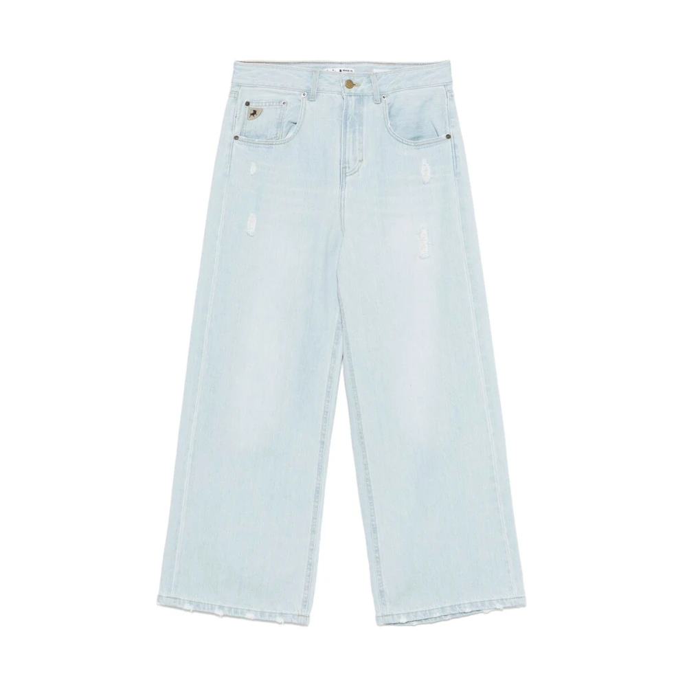 Lois Lichtblauwe Klassieke Vijf-Pocket Jeans Blue Dames