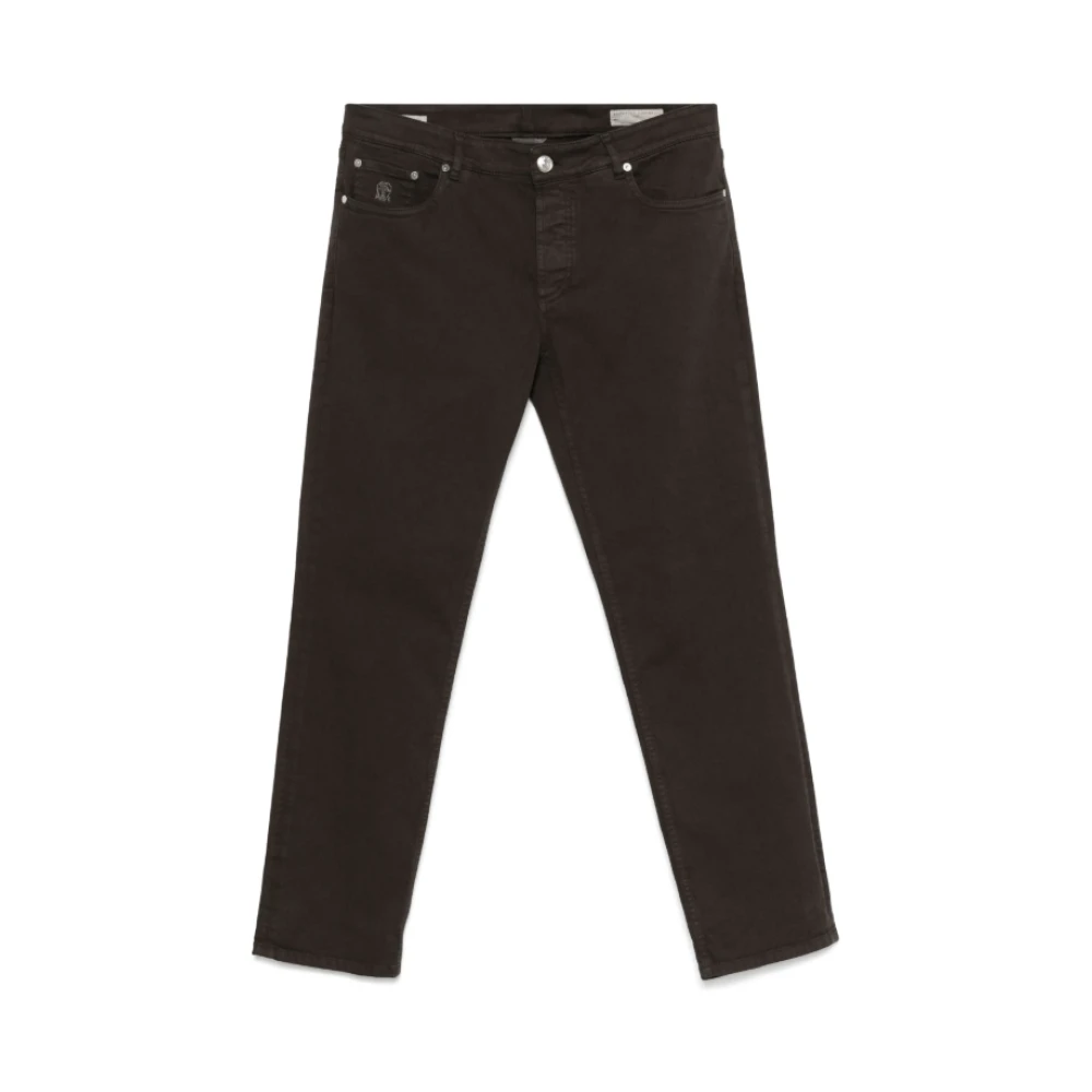 Trousers > Straight Trousers - - Brunello Cucinelli - Modalova