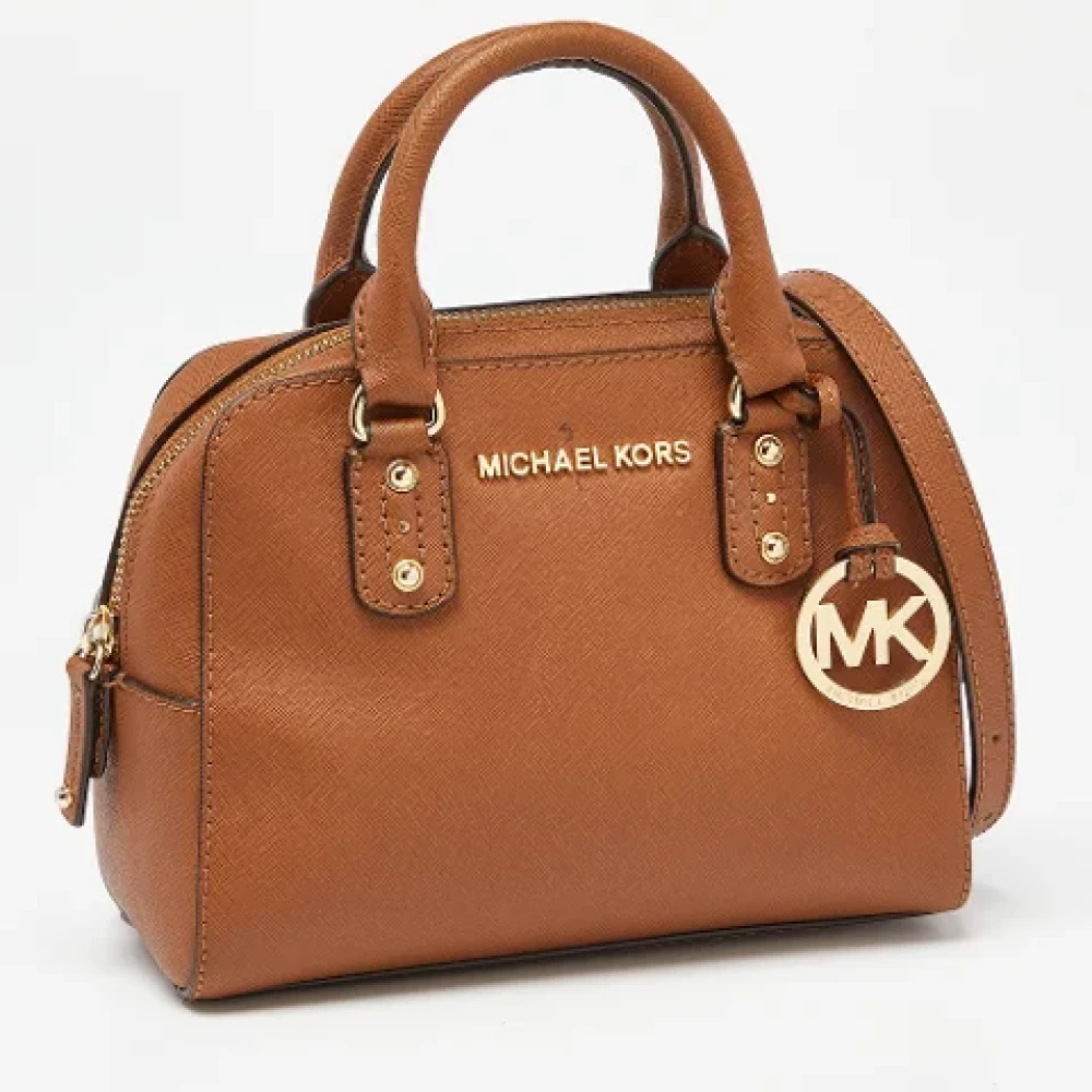 Michael Kors Pre-owned Leather handbags Brown Dames