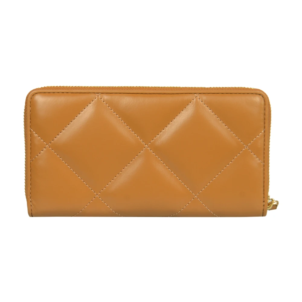 TORY BURCH Diamant Quilt Ritsportemonnee Bruin Brown Dames
