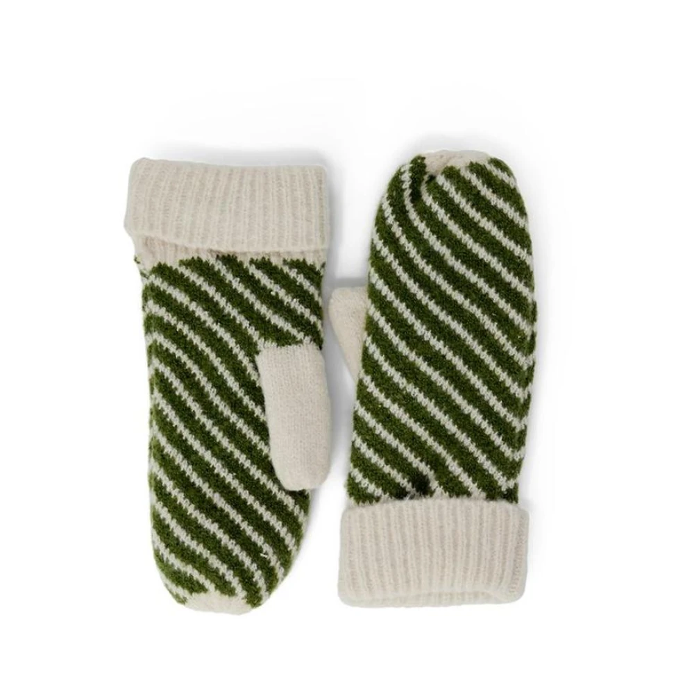 Only Gestreepte Gebreide Wanten Multicolor Dames