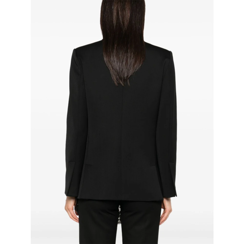 Semicouture Zwarte Alessia Stijlvolle Jurk Black Dames