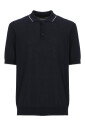 polo-en-coton-bleu-avec-col