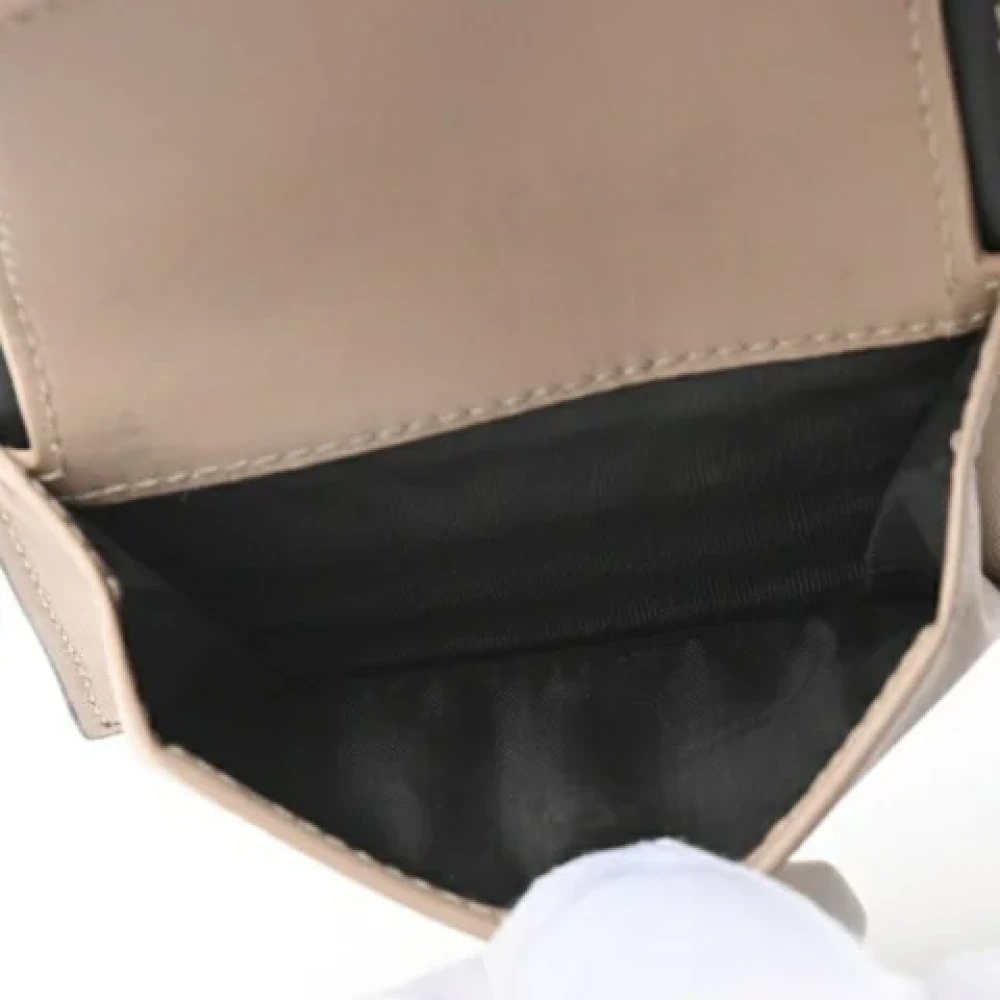 Dior Vintage Pre-owned Leather wallets Black Dames