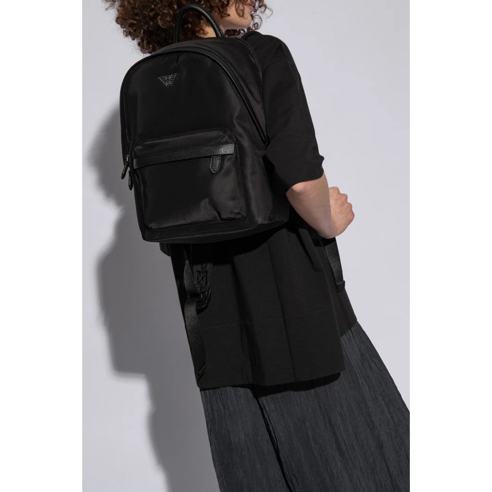 Emporio Armani Backpacks Black Dames