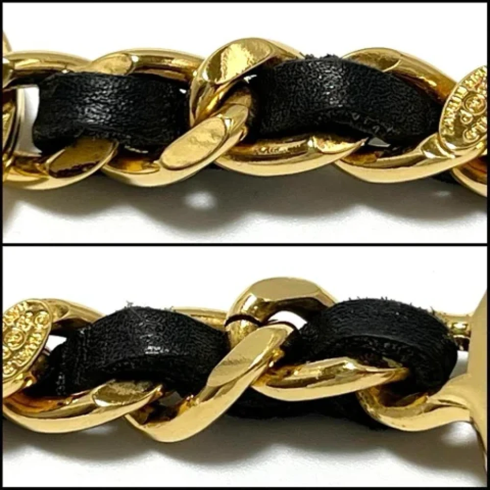 Chanel Vintage Pre-owned Metal chanel-jewelry Black Dames