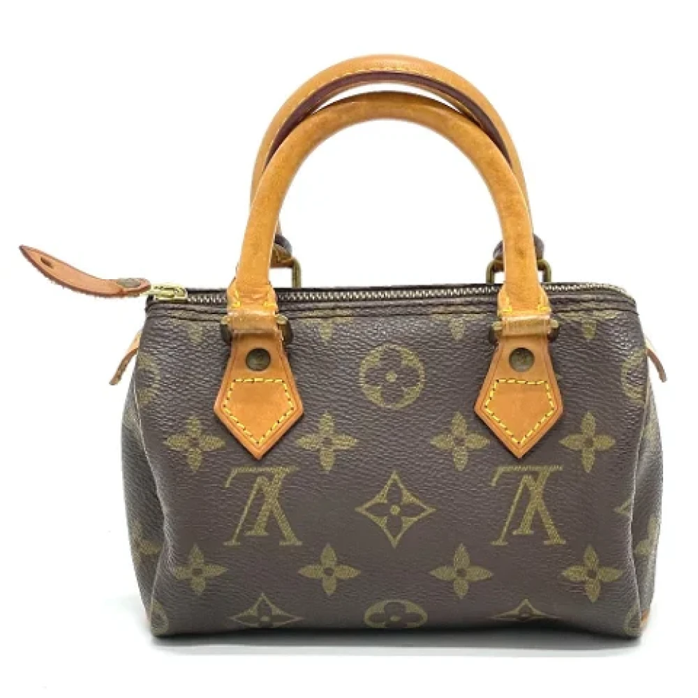 Louis Vuitton Vintage Pre-owned Cotton louis-vuitton-bags Brown Dames