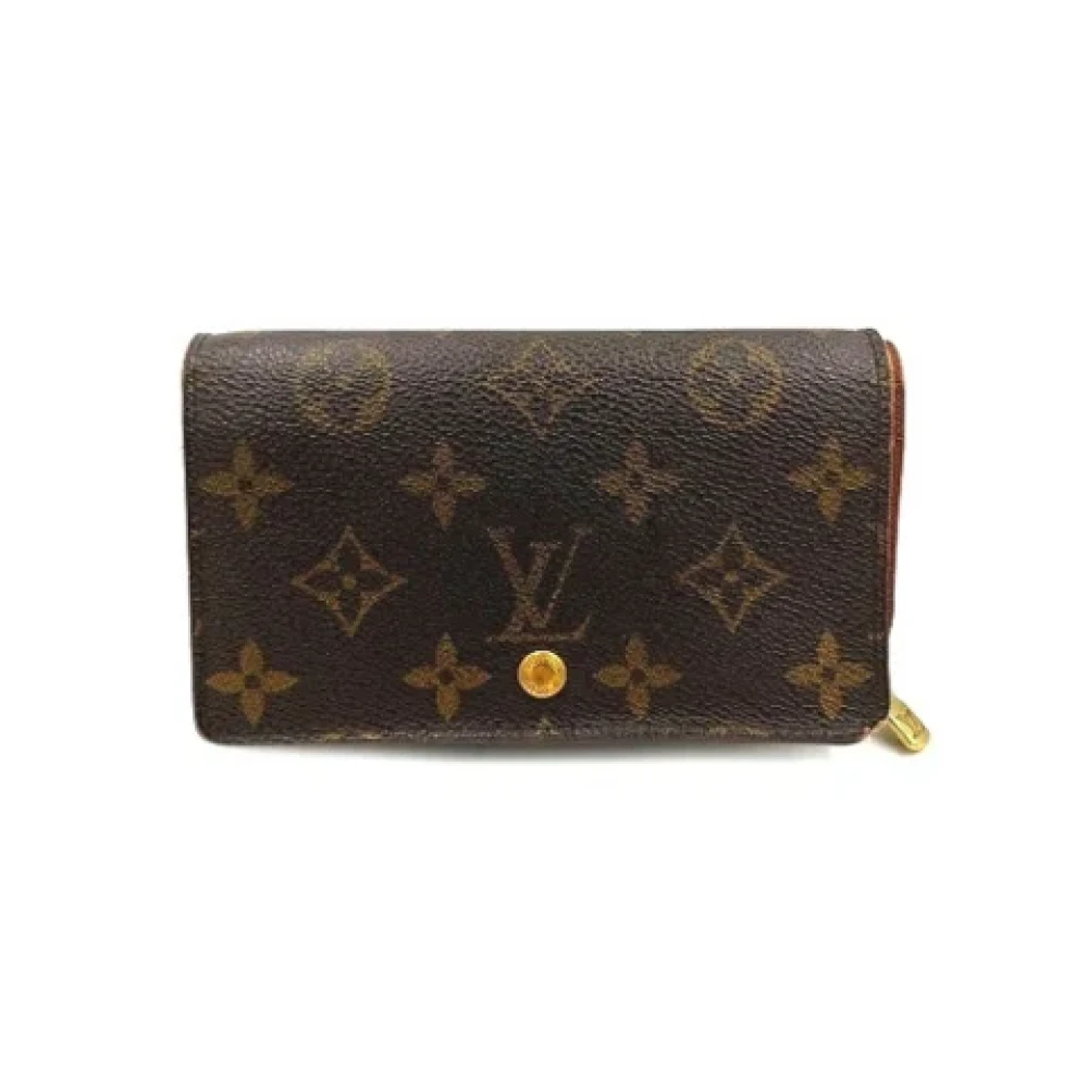 Louis Vuitton Vintage Pre-owned Canvas wallets Brown Dames