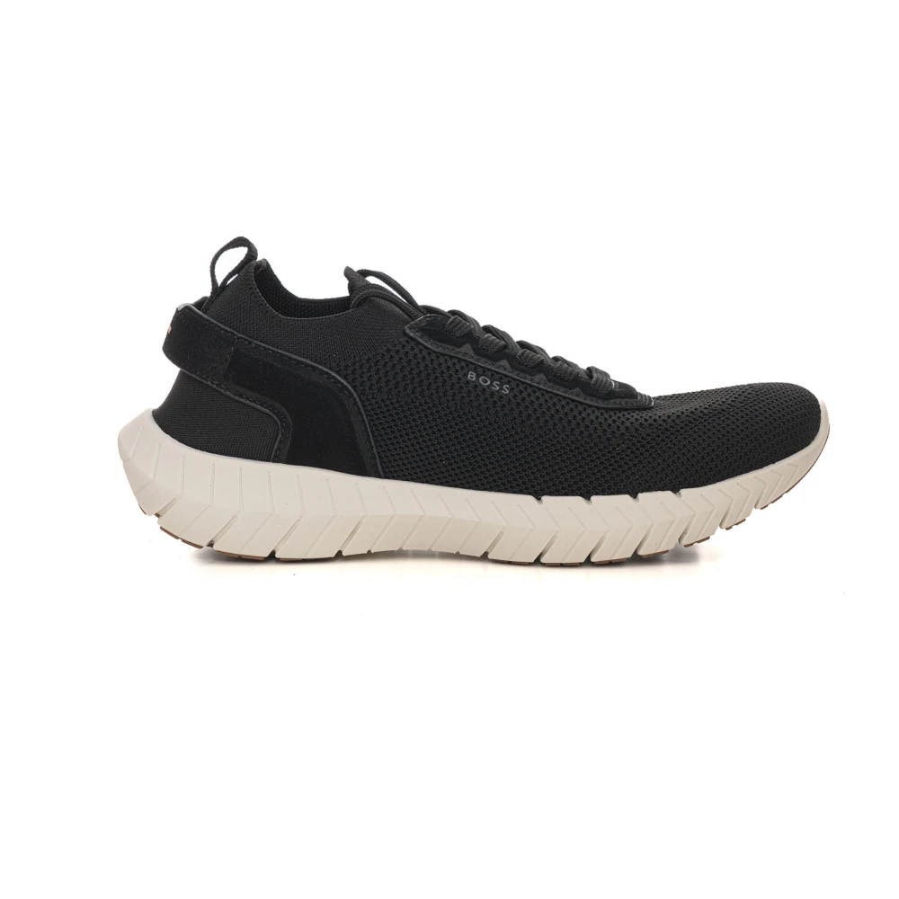 Hugo Boss-motion-slon Sneakers met veters Heren Schoenen Zwart