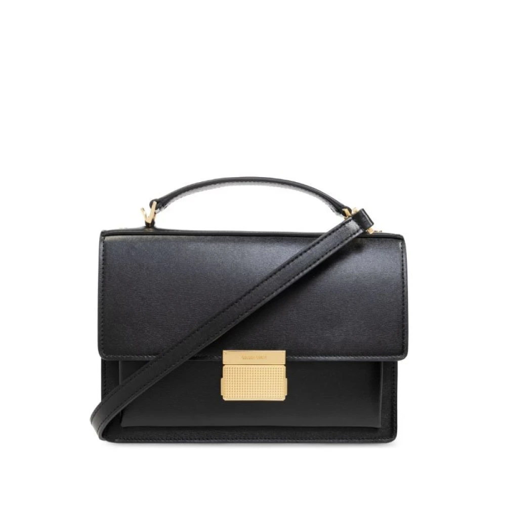Golden Goose Venetië Zwarte Tas met Gouden Details Black Dames