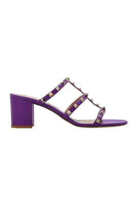 Rockstud 60 Mules i läder