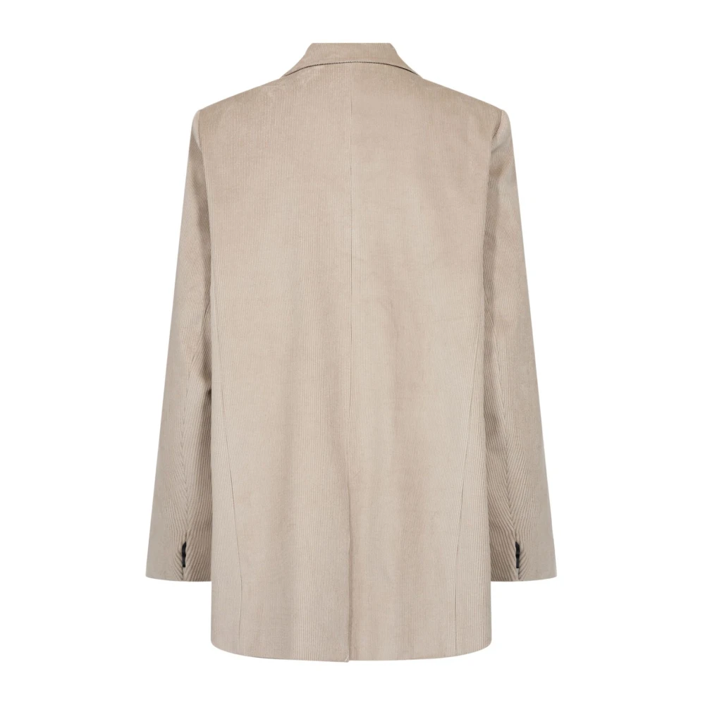 Levete Room Stijlvolle Plaza Sand Blazer Beige Dames