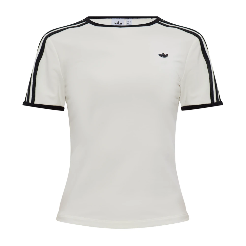 Adidas Originals T-shirt med logotyp White, Dam