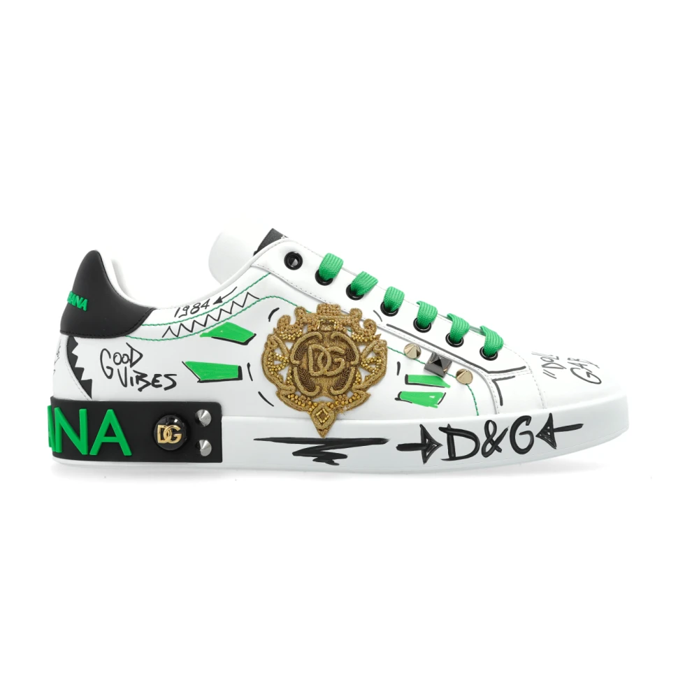 Dolce & Gabbana Men's Multicolor Sneakers,, Sports Shoes Size 9