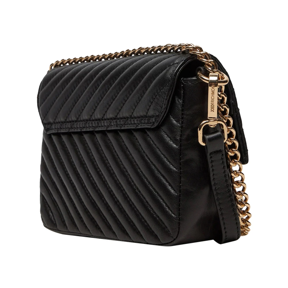 Richmond Zwarte Schoudertas Chic en Minimalistisch Black Dames
