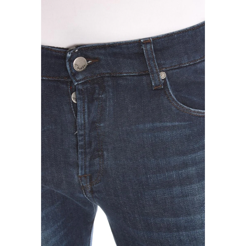 Daniele Alessandrini Klassieke Denim Jeans Blue Heren