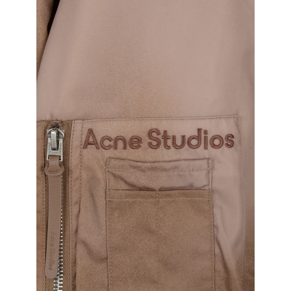 Acne Studios Stijlvolle Jassen voor Vrouwen Beige Dames