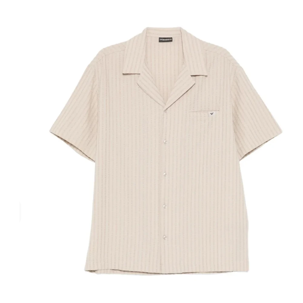 Emporio Armani Hombre Beige Camisas, Talla: M