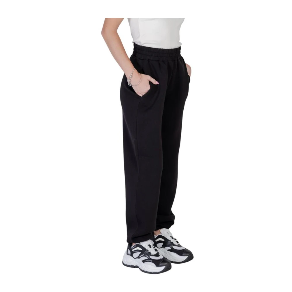 Guess Stretch Viscose Blend Broek Black Dames