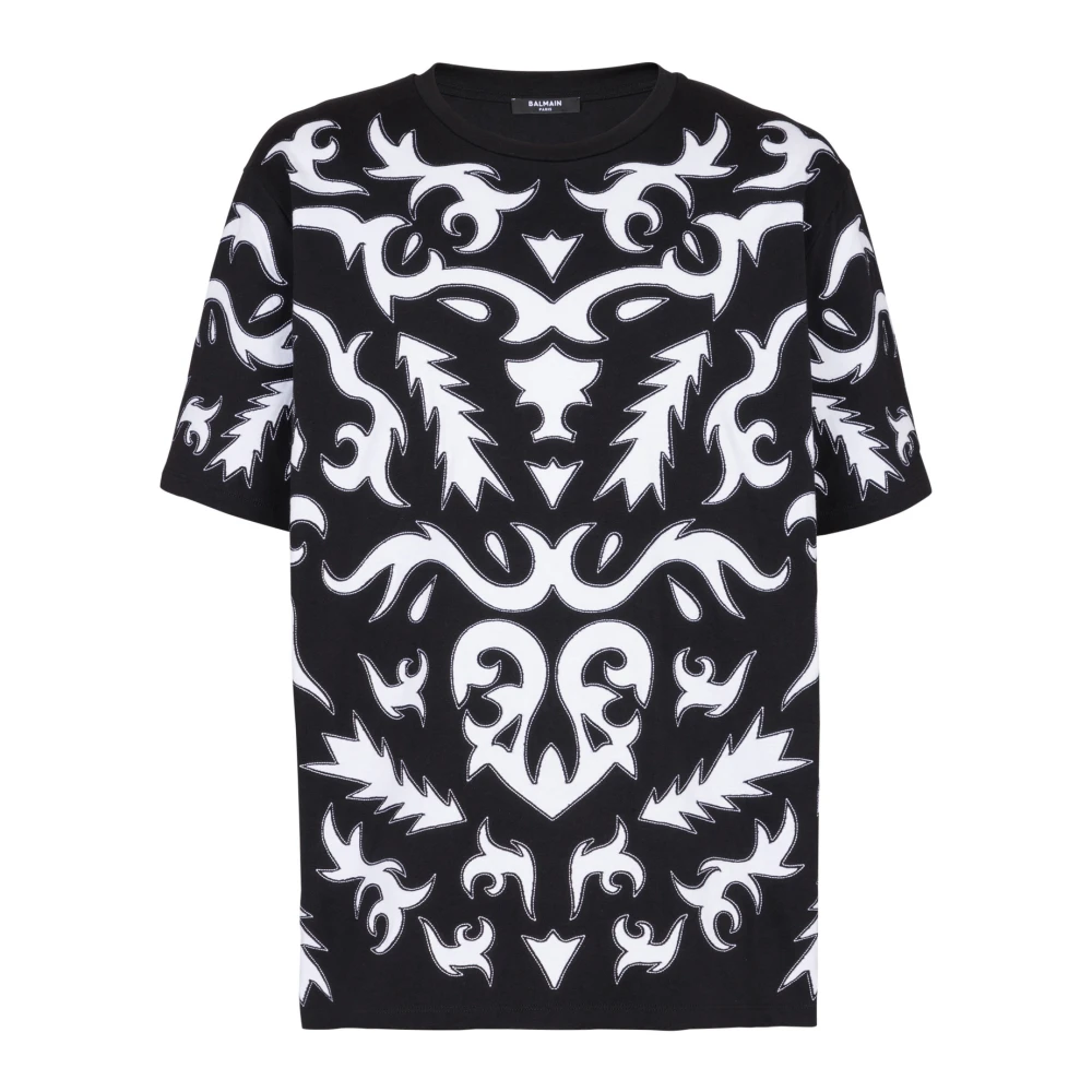 Balmain - Tops > T-Shirts - Black - Balmain - Modalova