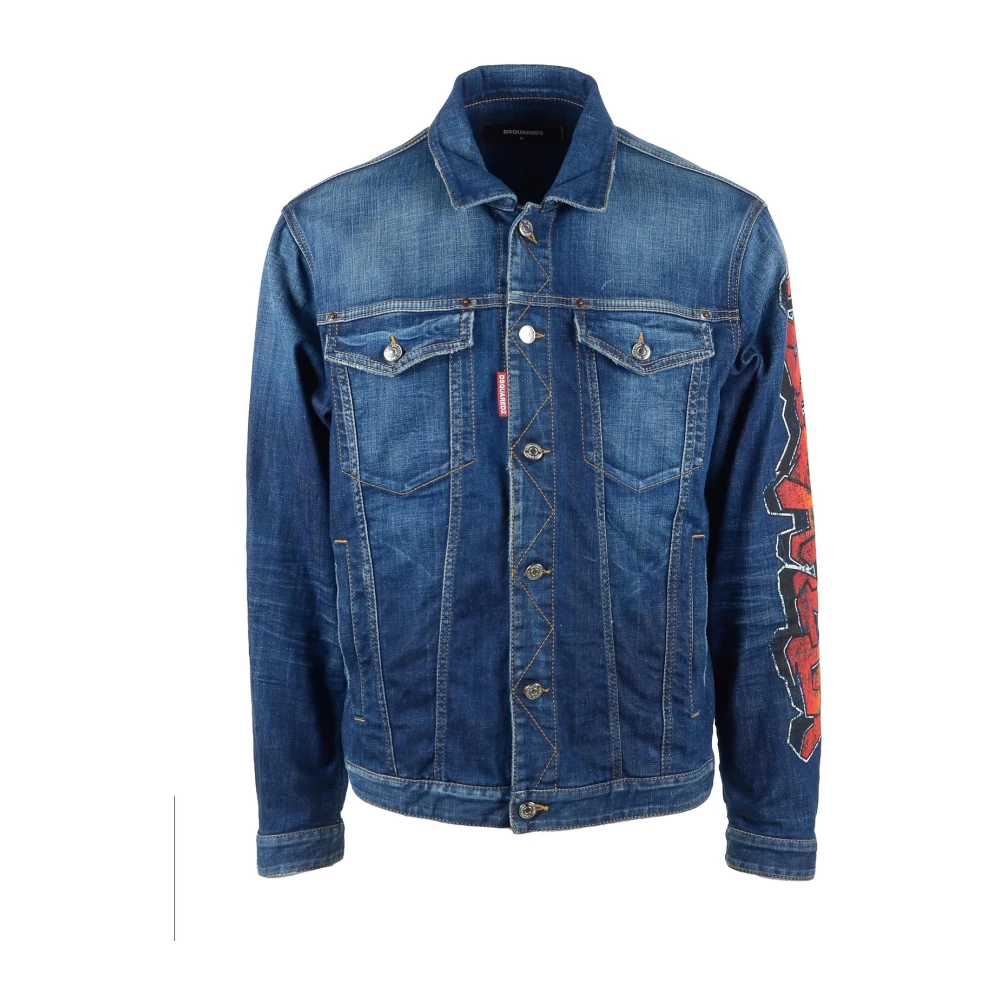 Jackets > Denim Jackets - - Dsquared2 - Modalova