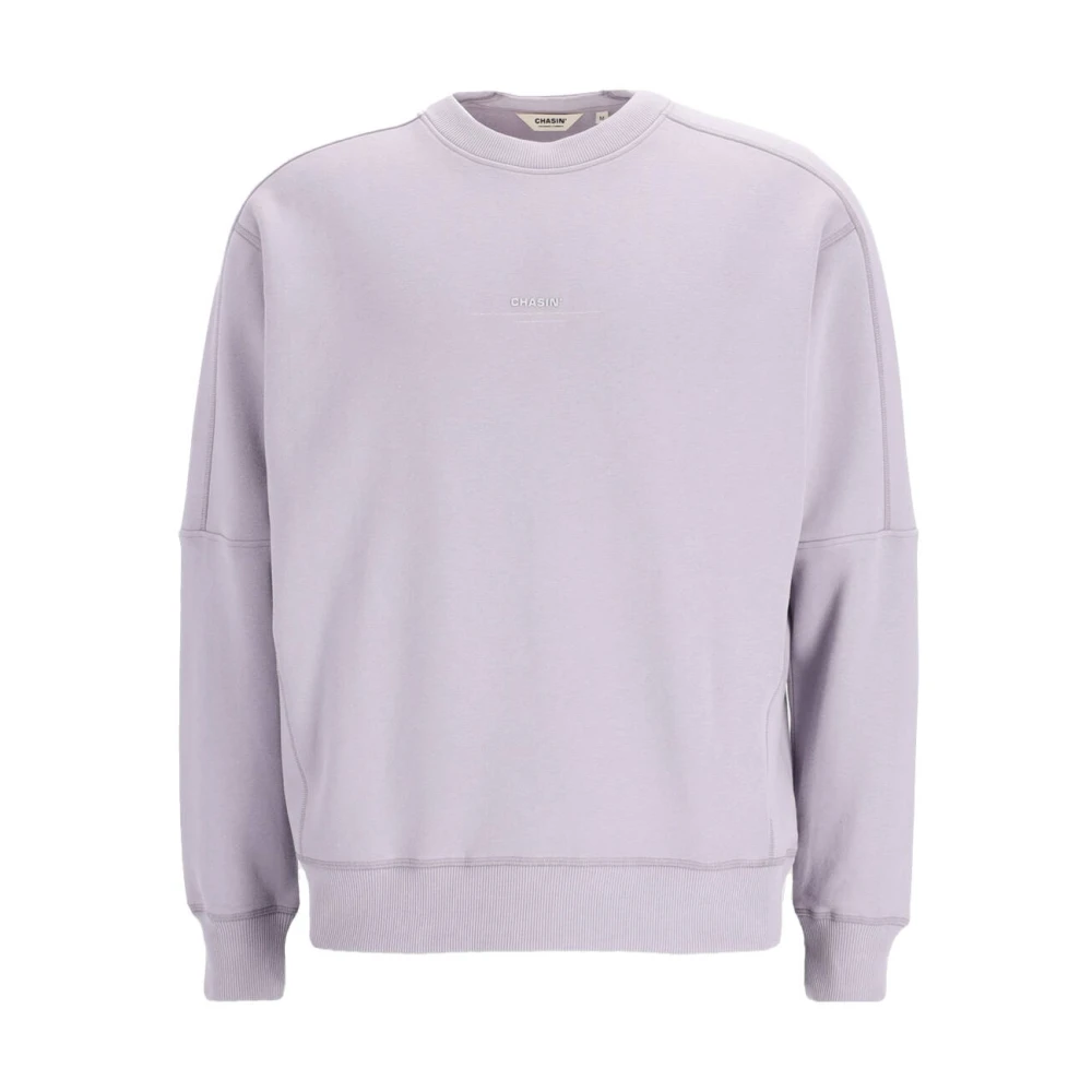 Chasin Burgemeester Sweatshirt Purple Heren