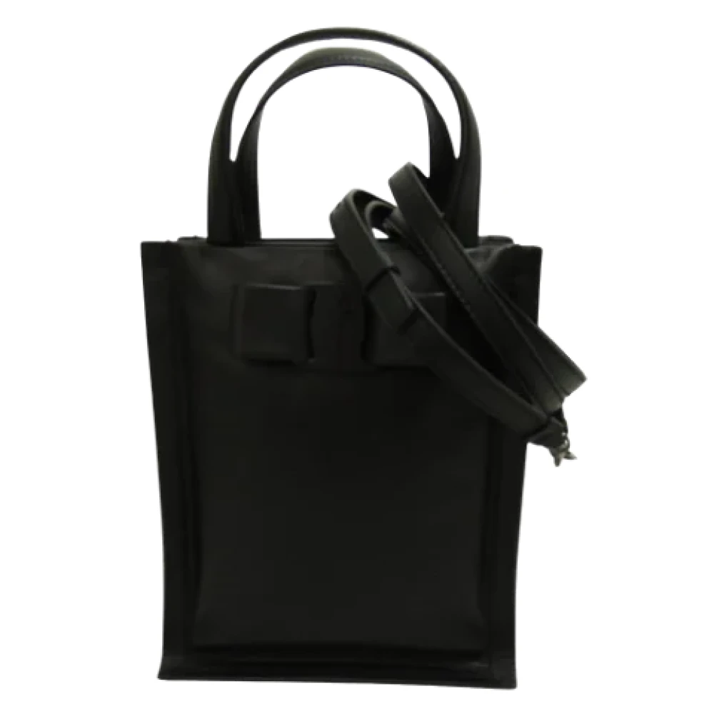 Salvatore Ferragamo Pre-owned Leather totes Black Dames