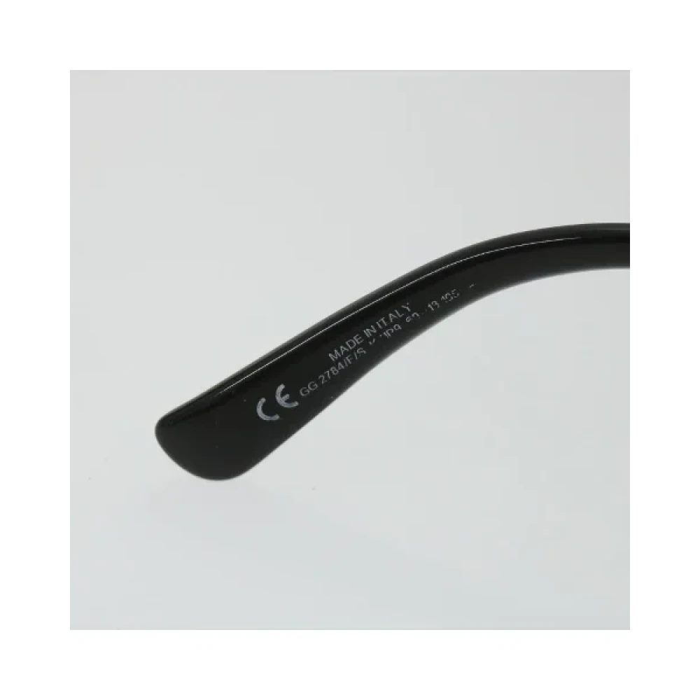 Gucci Vintage Pre-owned Metal sunglasses Black Dames