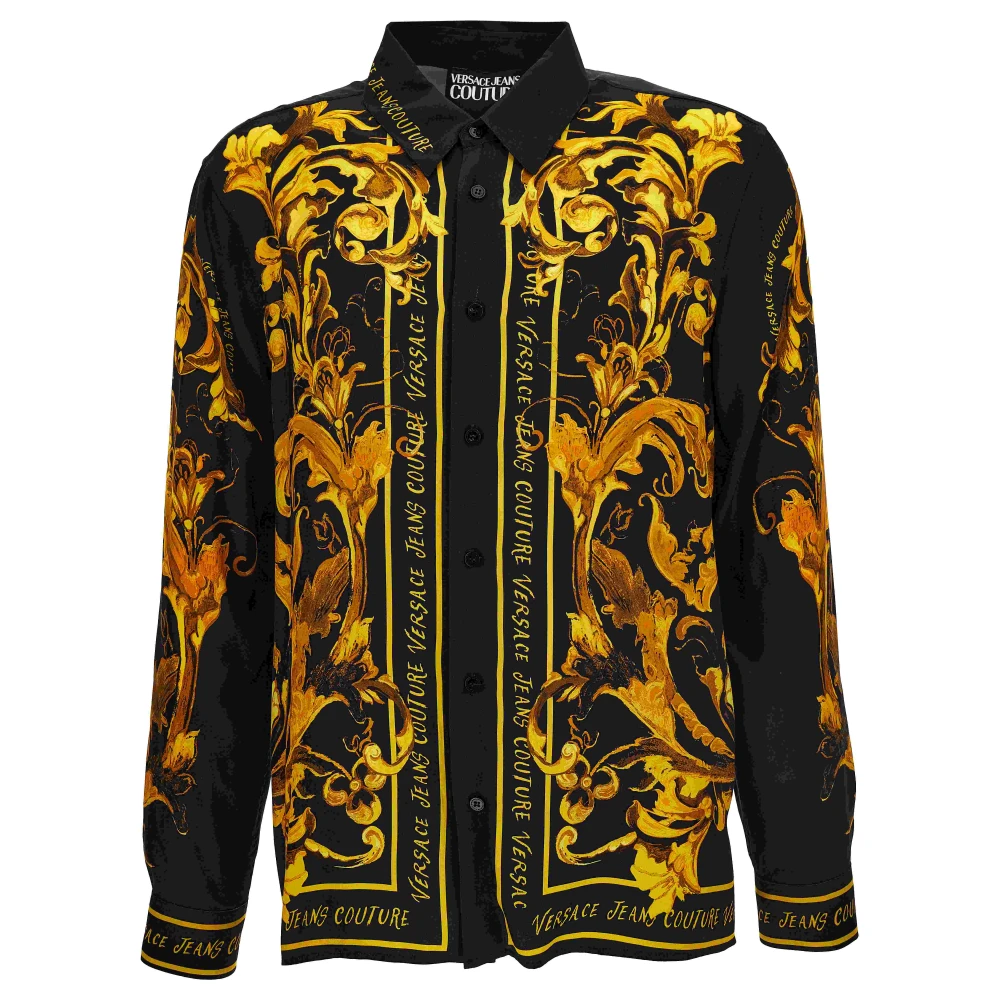 Versace Uomo Nero Magliette, S, New,