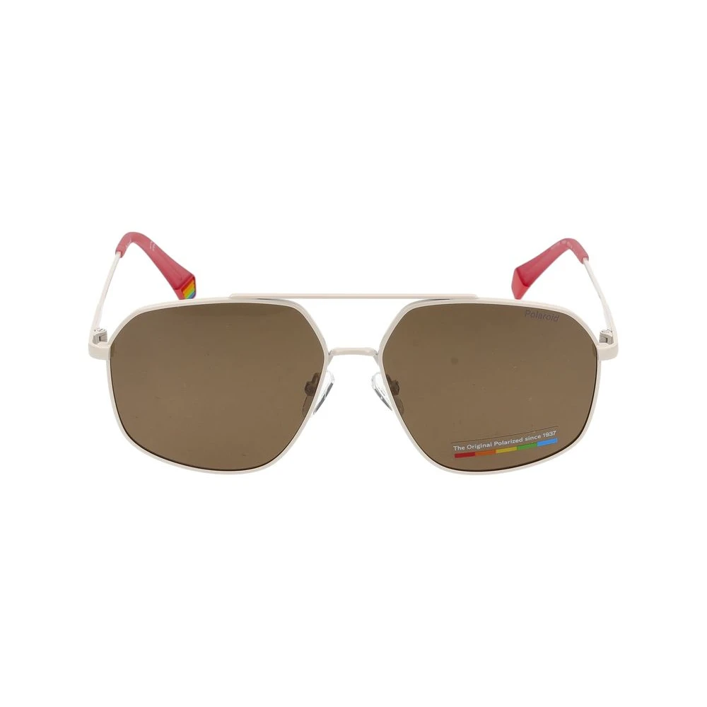 Polaroid Unisex Beige Sunglasses, 58 Mm, Stylish Sunglasses