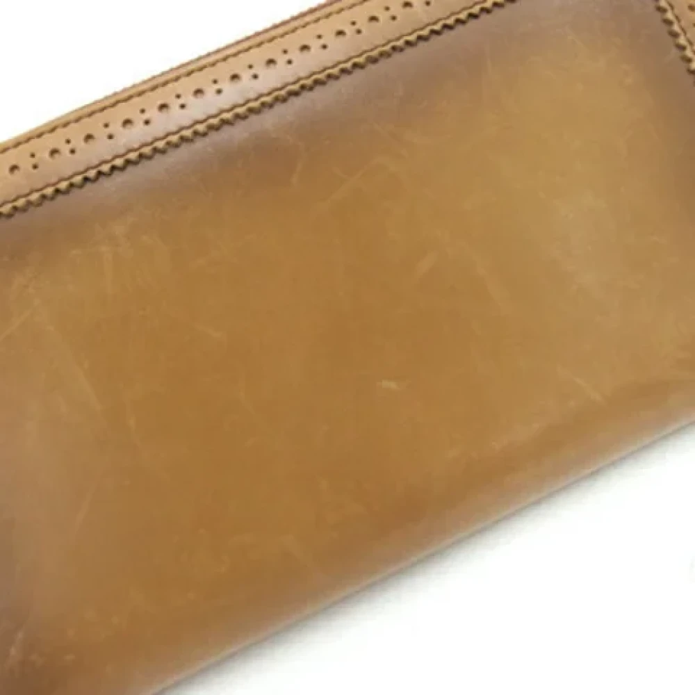 Gucci Vintage Pre-owned Leather wallets Brown Dames