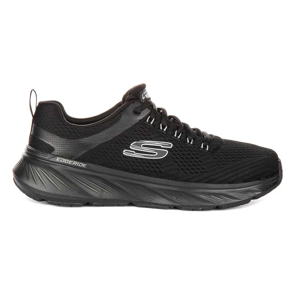 Skechers Men's Black Sneakers, 7 Uk, Mesh Trainers For