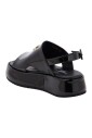 black-leather-girls-sandals