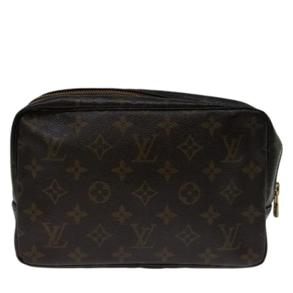 Louis Vuitton Vintage Pre-owned Canvas clutches Brown Dames