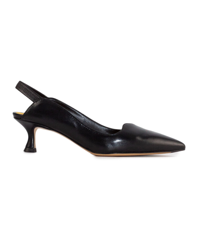 black-leather-slingback-sandals-pointed-design