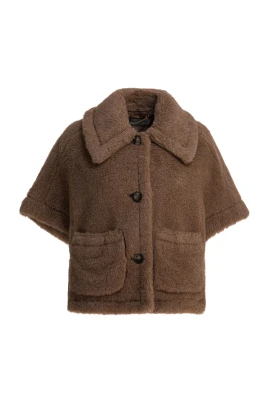 Brun Teddy Tyg Cape Kappa