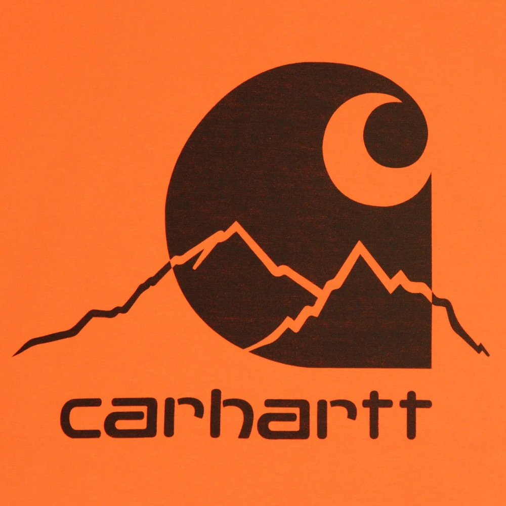Carhartt WIP Clockwork Orange Outdoor T-shirt Orange Heren
